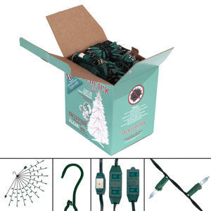 8-9' Tree Lighting Kit: LED: 910 Total Lights